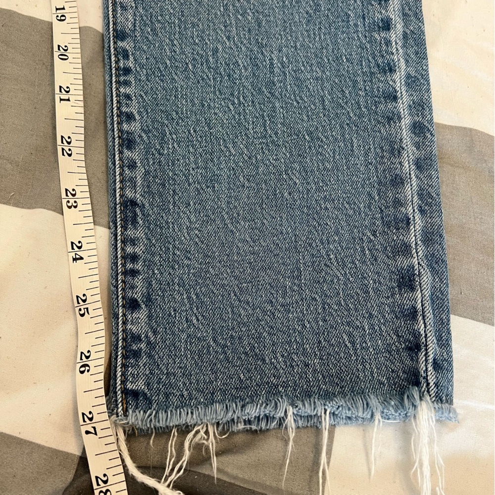 Pistola Felix High Rise Double Yoke Mom Jeans Light Exposed Button Fly Sz 27 - Picture 12 of 14